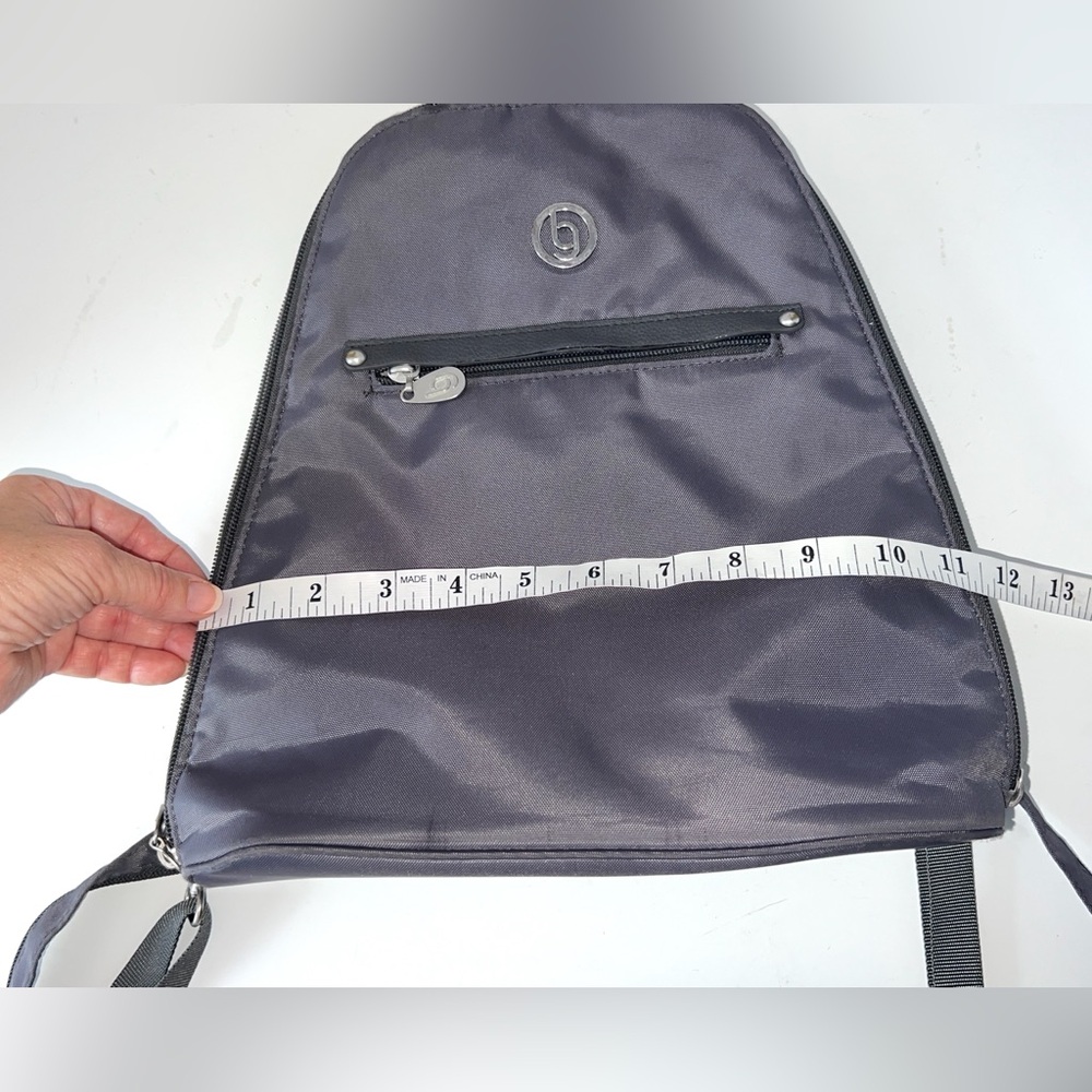 Baggallini Memphis Convertible Backpack RIFD‎ Protection Gray - Picture 15 of 16